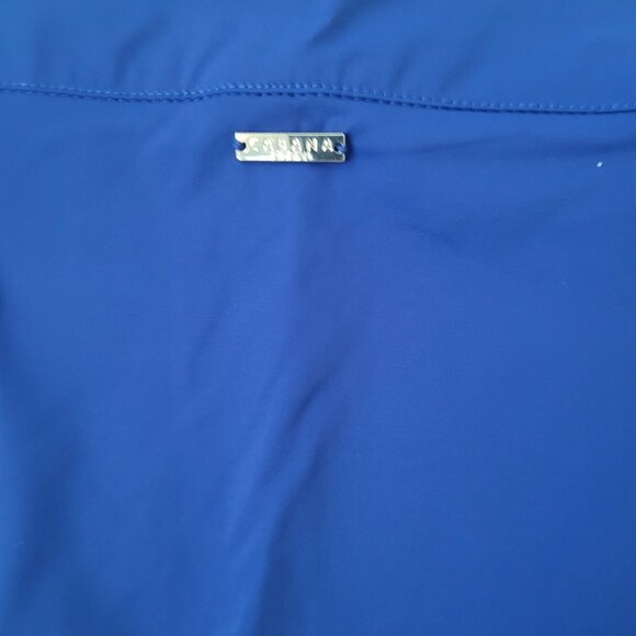 NEW CABANA LIFE Sport Navy Scallop Skort 15" - Picture 7 of 9
